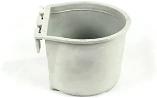The РОП Shop | (Опаковка от 20) Сиви чаши в клетката се настанят 0,5 литър / 8 течни унции за закачане на вода и храна