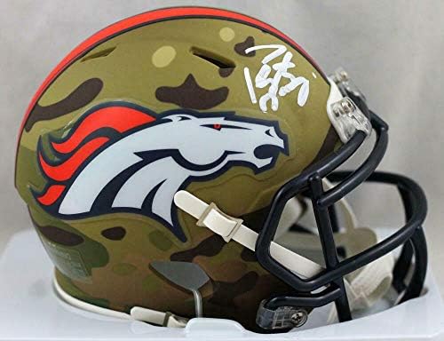 Камуфляжный мини-каска Denver Broncos с автограф Пейтона Мэннинга - Fanatics Auth * Whit - Мини-Каски NFL с
