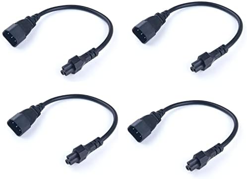 Захранващ кабел C14-C5, Преходен кабел IEC 320 C14 от мъжа към жената C5, Универсален Адаптер за захранване
