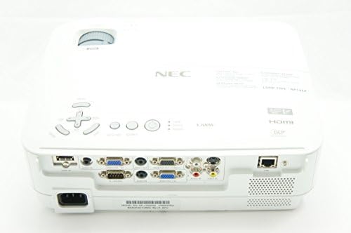 NEC NP-V300W - DLP-проектор - 3D Ready - 3000 ANSI лумена - WXGA (1280 x 800) - Широкоекранен - Висока резолюция 720p