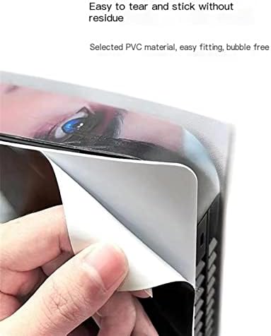 FXCON Аниме за PS5 Дигиталното издание на Кожата за конзоли и контролери Vinyl Стикер Здрава, устойчива на надраскване, съвместим за P-S5 63198 Без мехурчета