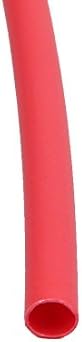 Полиолефиновое Топлинно електрическо оборудване Aexit Свиване Тръба Кабелен Ръкав с Дължина 6 метра Вътрешен диаметър 2 мм, Червени на Цвят