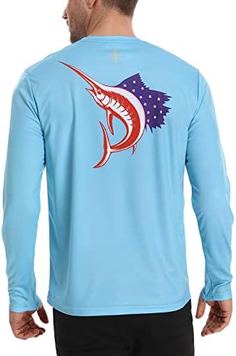 Мъжки ризи за Риболов LRD с Дълъг ръкав UPF 50 Sun Protection Performance Shirt