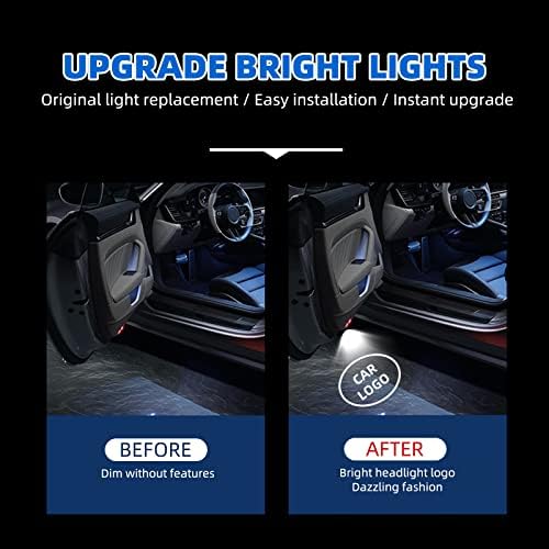 4 БР. Автомобилни Светлини Дръжки на Проектор на Лого за RX ES GX LS LX is GS RC UX200 Аксесоари Led Автомобилни Добре дошли Лампа Светия Shadow Light