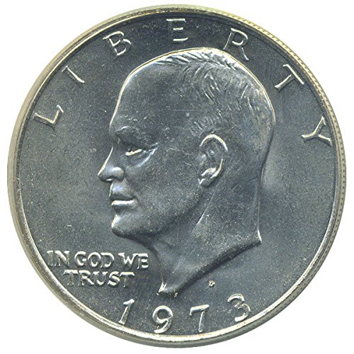 Са подбрани монета от 1 долар на САЩ Айзенхауер Десислава 1971-1978 години на освобождаването.