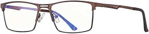 NVEA Blue Light Блокер Очила за Мъже И Жени Класически Компютърни Очила в Квадратна Метална Рамка