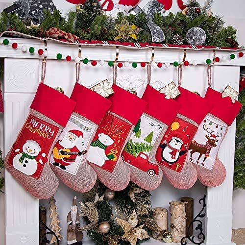 Коледни чорапи GEX 6 опаковки за семейството 22 2021 Коледни Чорапи, 6 опаковки за семейството 20
