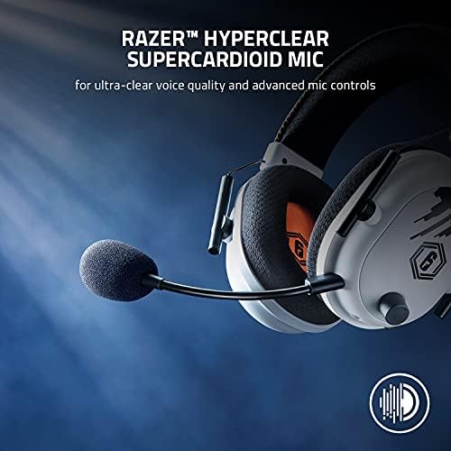 Razer BlackShark V2 Pro - Безжична детска слушалки премиум-клас за киберспорта (безжична технология HyperSpeed, драйвери