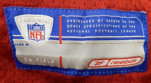 2002 San Francisco 49ers 28 Game Пусна Червената Обучение фланелка 949 - Използваните тениски За игри NFL Без подпис