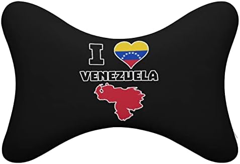 Аз Обичам Венесуэльскую Автомобилна Възглавница За Шията, Автомобилна Мека Възглавница За главата с останалите, Възглавница за врата, 2 опаковки за Шофиране, Пътув