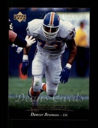 1995 Горната палуба # 166 Саймън Флетчър Denver Broncos (Футболна карта) в Ню Йорк/Mount Broncos Хюстън
