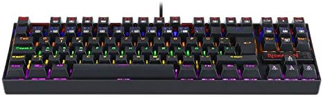 Redragon K552 Mechanische Gaming Tastatur 60% От Mini TKL Keyboard mit Rote Schalter 87 Tasten für PC Gaming