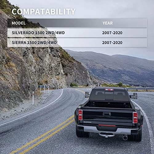 Комплект за изравняване 3 Отпред и 2 отзад 2007-2020 Silverado 1500 2007-2020 Sierra 1500 2WD/4WD, Подпори 3