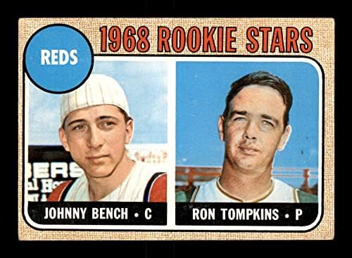 247 Джони Пейка /Рон Томпкинс, Нов Stars HOF - Бейзболни картички Topps 1968 г. (Стар) С оценката на VGEX