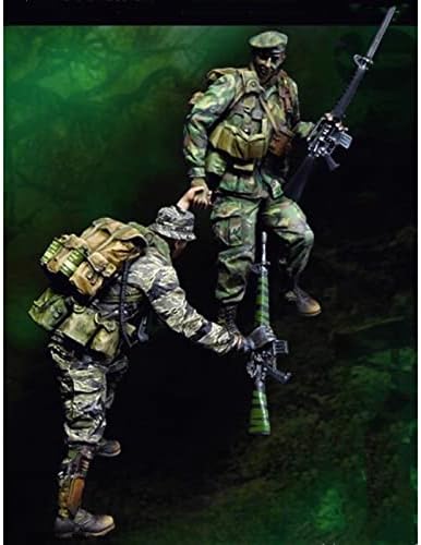 Goodmoel 1/35 Набор от модели войник от смола на американския войник на Войната във Виетнам (2 човека) / Набор от