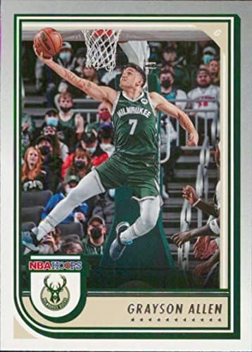 2022-23 Панини Обръчи НБА #47 Алън Грейсън Ню Йорк-Търговска картичка баскетбол МТ Милуоки Бъкс НБА