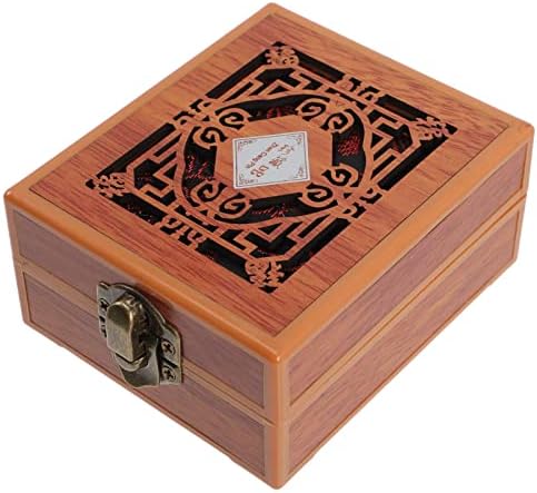 Кутии за съхранение Veemoon Кутии За Съхранение на Дървени Ковчег За Бижута Кутия За Съхранение на дребни Украшения Калъф