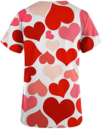 Риза-блуза по Образец за момичета, Летни Дрехи Есен 2023, Къс Ръкав, V-образно Деколте, Търкане, на върха на