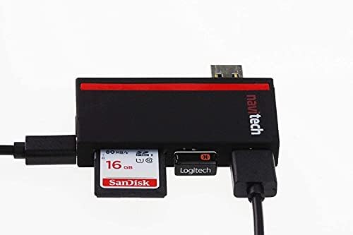 Navitech 2 в 1 Лаптоп /Таблет USB 3.0/2.0 на Адаптер-hub /Вход Micro USB устройство за четене на карти SD/Micro SD