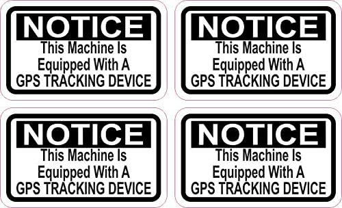 Машина StickerTalk С винил стикери с GPS-проследяване размер на 2.5 на 1.5 инча