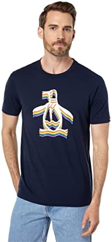 Оригинална Мъжка тениска Penguin ' s Rainbow Пийт Pride с участието на Пингвин