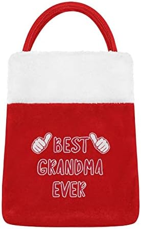 Най-добрата баба Някога Упаковывала Луксозен Коледна Торбичка за Празнична украса