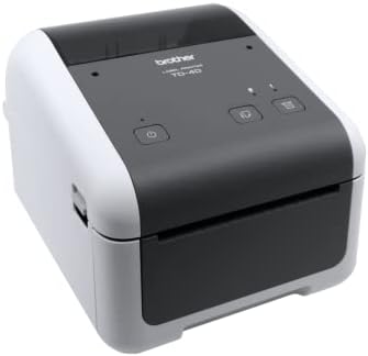 Brother TD-4210D 4-инчов принтер входно ниво с директен термична обработка, За печатане на Етикети и Проверки,