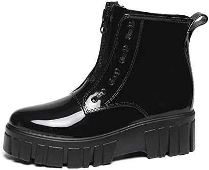 HSBDNZQ/ Непромокаеми обувки за жени и мъже, Удобни Леки Водоустойчив Градинарски ботуши с цип, Гумени Непромокаеми обувки
