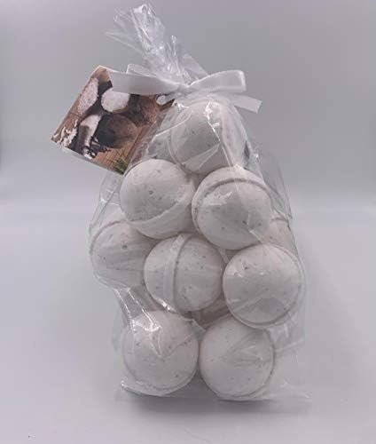 КОКОСОВО-Ванильные бомбочки за вана SpaPure - 14 Ультраувлажняющих топки за вана с масло от шеа (12 унции)...чудесно