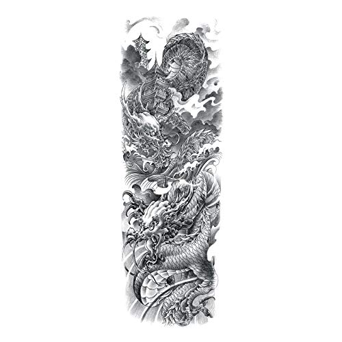 Татуировка Стикер Временно Изкуството Мъже, Водоустойчиви Татуировки 3D Аксесоари за ръце на Пяна, Лосион Обвивка