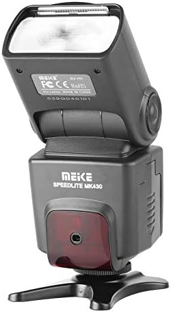 Meike MK430 TTL Професионална светкавица Speedlite за фотоапарат, Съвместим с камери Canon EOS 5D III 6D 60D 450D 500D, 550D