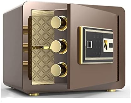 Домашен сейф Сигурност DSHGDJF Safe Box с Чанта за документи, вътрешна скоростна шкаф с цифрова клавиатура и LCD дисплей (Цвят: