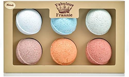 Подаръчен комплект Невероятния Frannie Family Favorites Bath Bomb Blends Wellness с Чисти Етерични масла, Кокосово