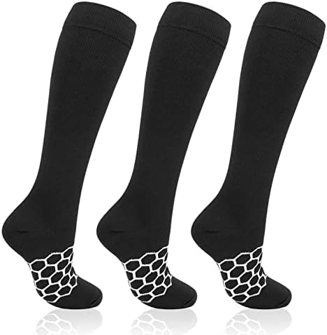Компресия чорапи XAIVEZL за Жени, Компресия Чорапи Големи Размери, Широка Поддръжка на до Прасците, до Коляното, XXL,
