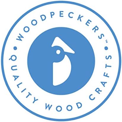 Дървени Разрязващи топки 2 инча, Опаковка от 6 дървени Половини мъниста за направата на венци със собствените си ръце, от Woodpeckers