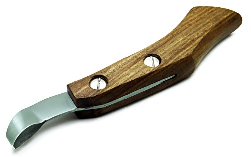 Копытный нож 7,5 Малки кузнечные инструменти с дървена дръжка Инструменти премиум-клас с подобрен дизайн