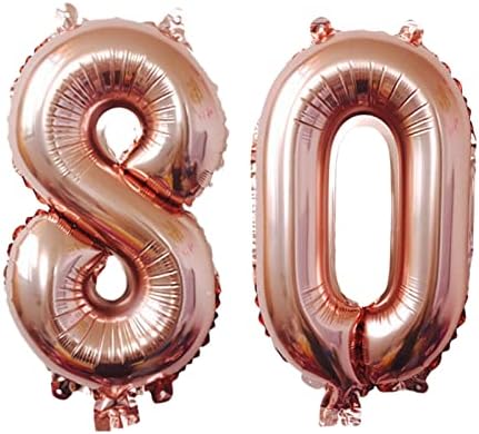Номер 80 Балони 32-инчов Цифров Балон Азбука 80 Балони на Рожден Ден Цифра е 80 на Хелий балон, Големи балони за Парти