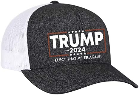 Компанията Trenz Shirt Политически Избраникът, Че MF'ER Отново Тръмп 2024, Бродирани Окото бейзболна шапка за шофьор