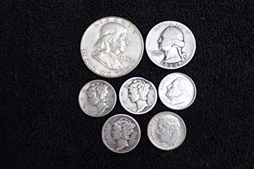 Сребърни монети на САЩ от 1916 до 1964 година, Полдоллара Франклин, Четвертак Вашингтон, десятицентовики Рузвелт и