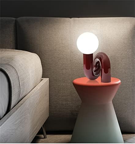 YLYAJY Минималистичен Стъклена топка, Настолна лампа за Спални, Дизайнерски модел детска стая, Настолна лампа за стая (Цвят:
