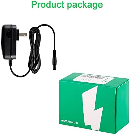 Захранващ Адаптер MyVolts 9 В, Съвместим с DVD плейър Philips PET821/05/Уплътнител за НЕГО - US Plug