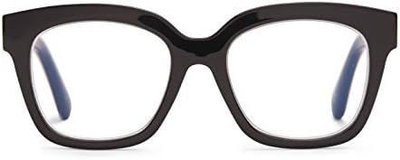 Очила за четене DIFF, блокиране на синя светлина, Лесни Са за очила за четене Ава Compliments, Женски, Черно