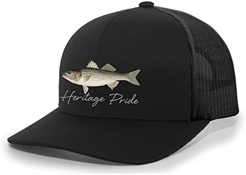 Heritage Pride Колекция От Сладководни Риби Шарени Риболов На Костур За Мъже Бродирани Окото Задната Шапка