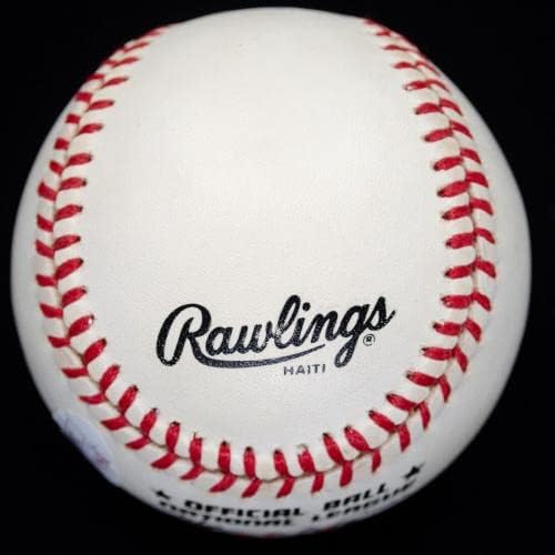 Дон Драйсдейл Подписан Сертификат ONL Baseball HOF с Автограф от JSA - Бейзболни топки с Автографи