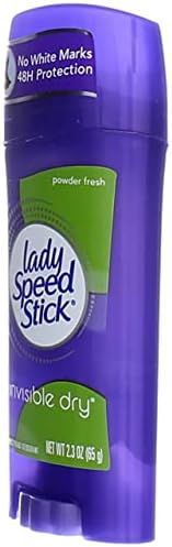 Дезодорант-против изпотяване Lady Speed Stick Невидим Сухи, Пресни прах - 2,3 грама (6 опаковки)