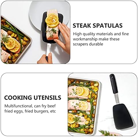 Скара яйца Cabilock 2 елемента Нож за Пица от Неръждаема Стомана Силиконова Кухненски Нож За Стек Шпатули За Домашна