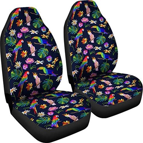 Калъфи За автомобилни Седалки с Прекрасен Цветен Принтом под формата на Папагал