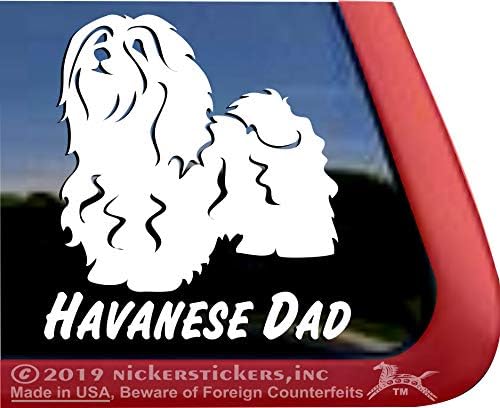 Хавана Татко | Vinyl Стикер На Прозореца За Кучета NickerStickers®