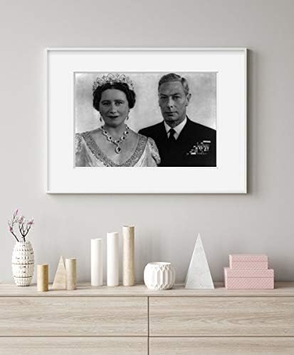 БЕЗКРАЙНИ СНИМКИ Снимка: Джордж VI, крал на Англия на кралица елизабет, 25-та годишнина от сватбата, короната