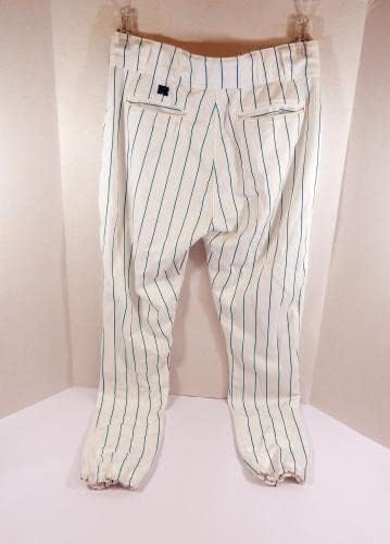 1999 Флорида Марлинс Dunwoody #49 Използвани в играта Бели Панталони DP32857 - Използваните в играта панталони MLB